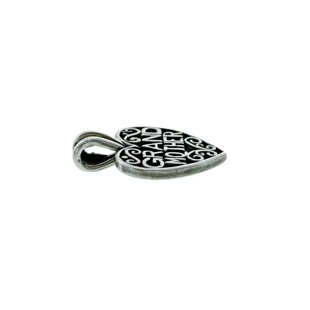 Vintage Sterling Silver 925 Filigree Heart 